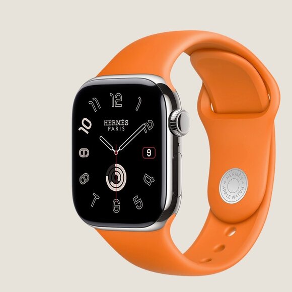 Hermès Apple Watch Series 7 41mm Silver Stainless Steel, 2 Hermès